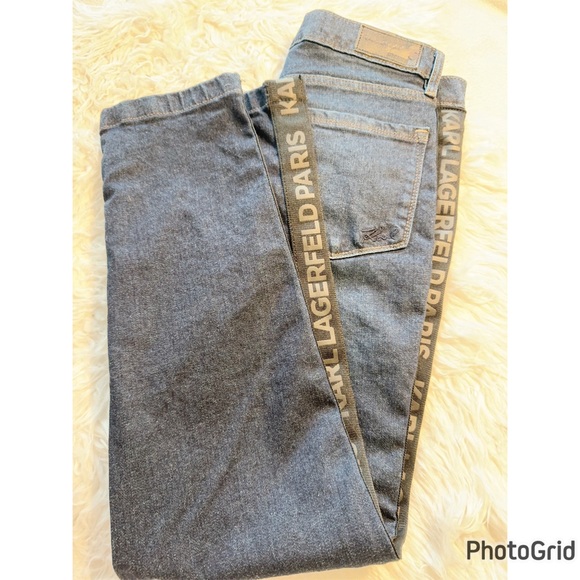 Karl Lagerfeld Logo Jeans - Picture 3 of 9